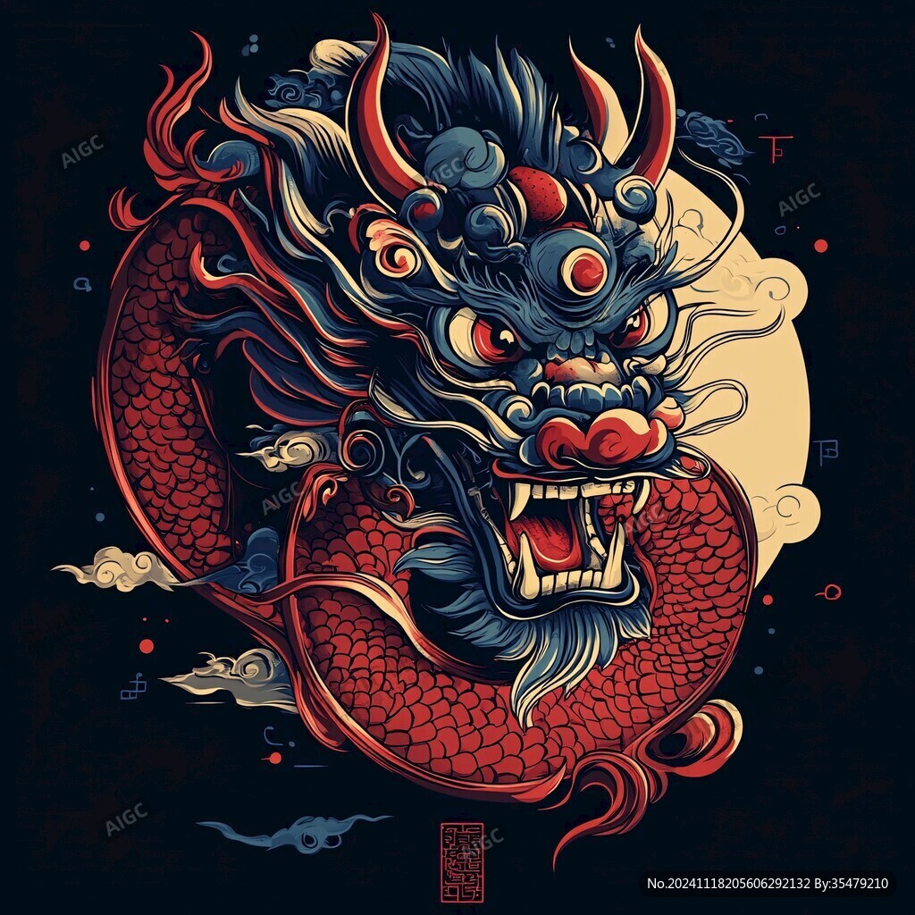 龙年文创插画