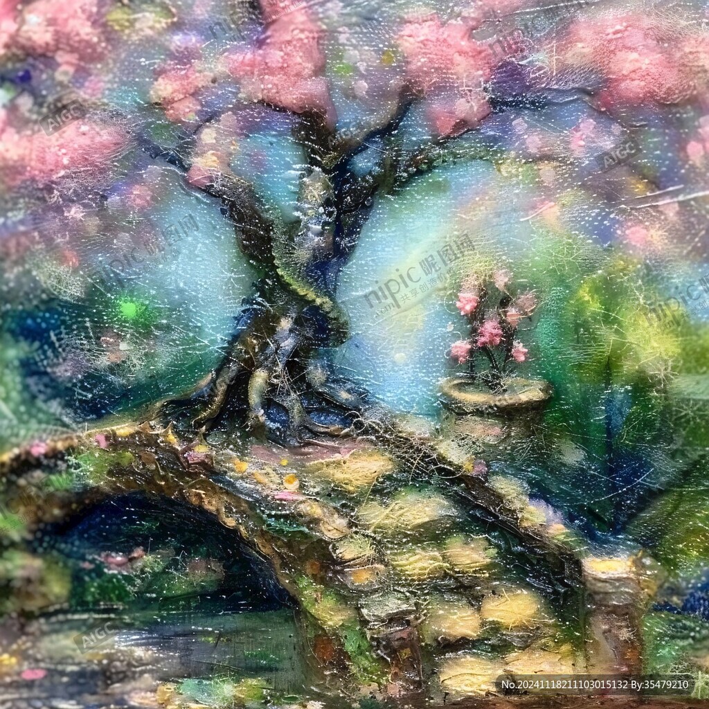 油画梅