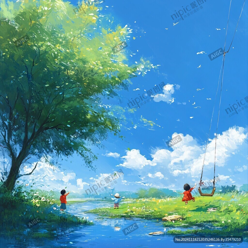 插画唯美风景