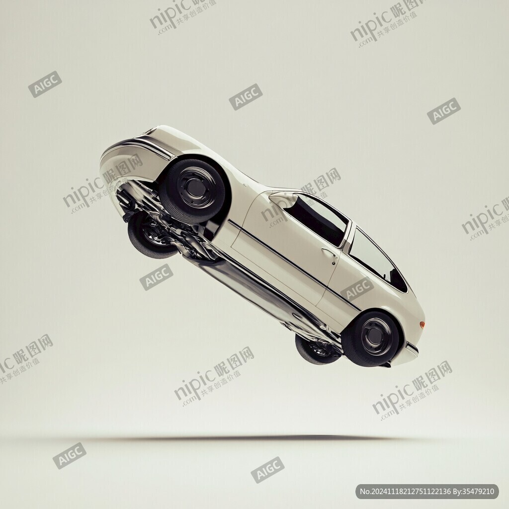 飞跃的汽车