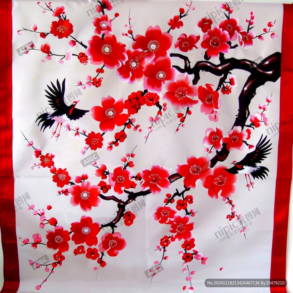 梅花衣服花纹