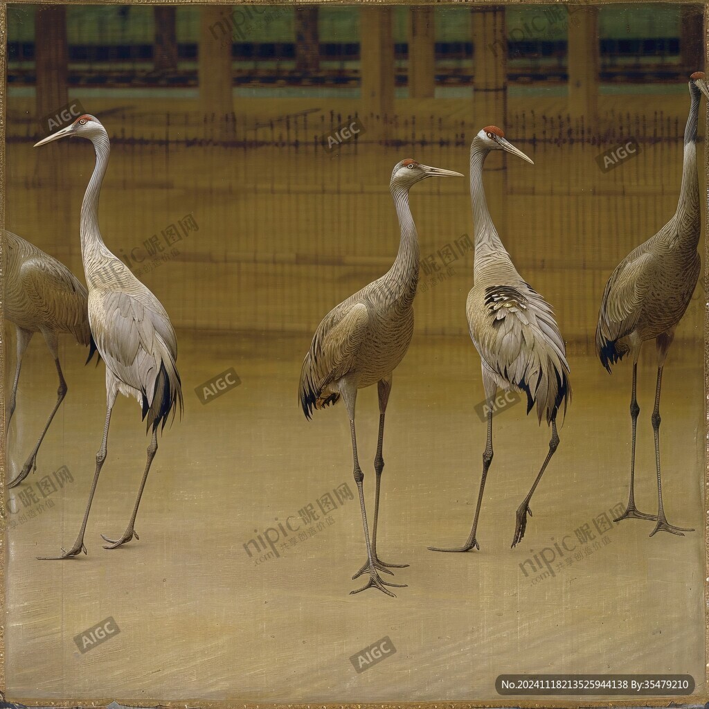鹤舞展示物