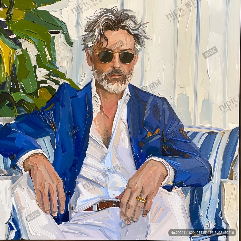 成年男人插画