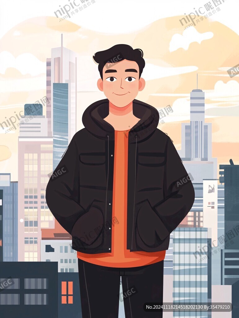 都市人插画