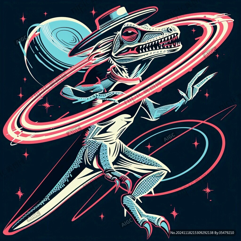 完齿兽插画