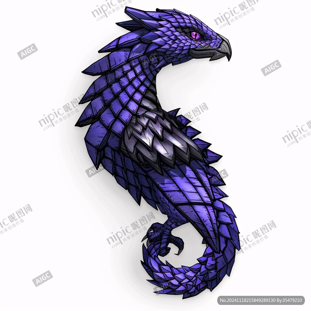 紫色龙