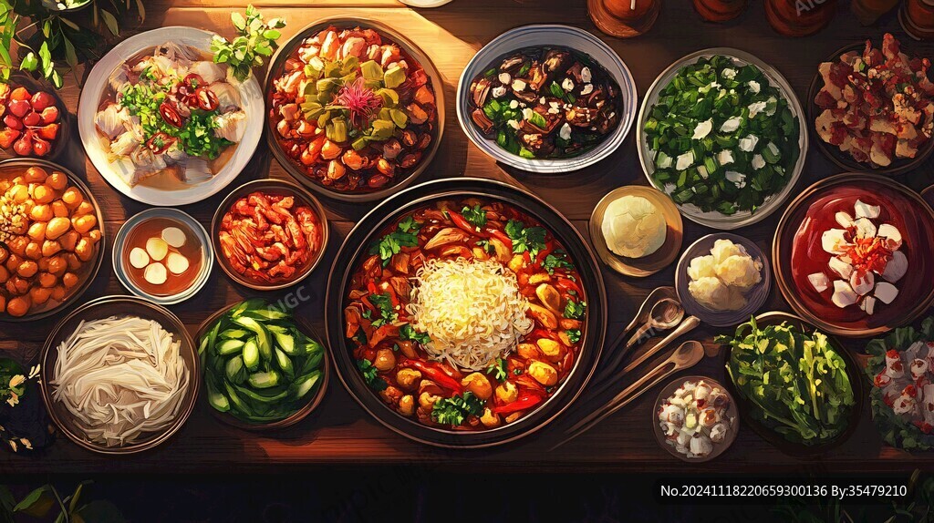 麻食插画