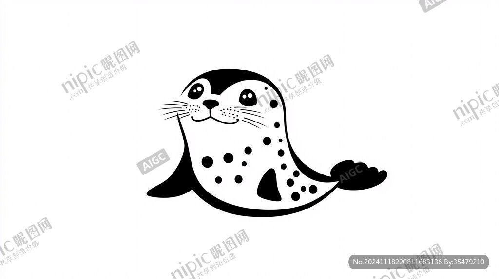 海豹插画设计