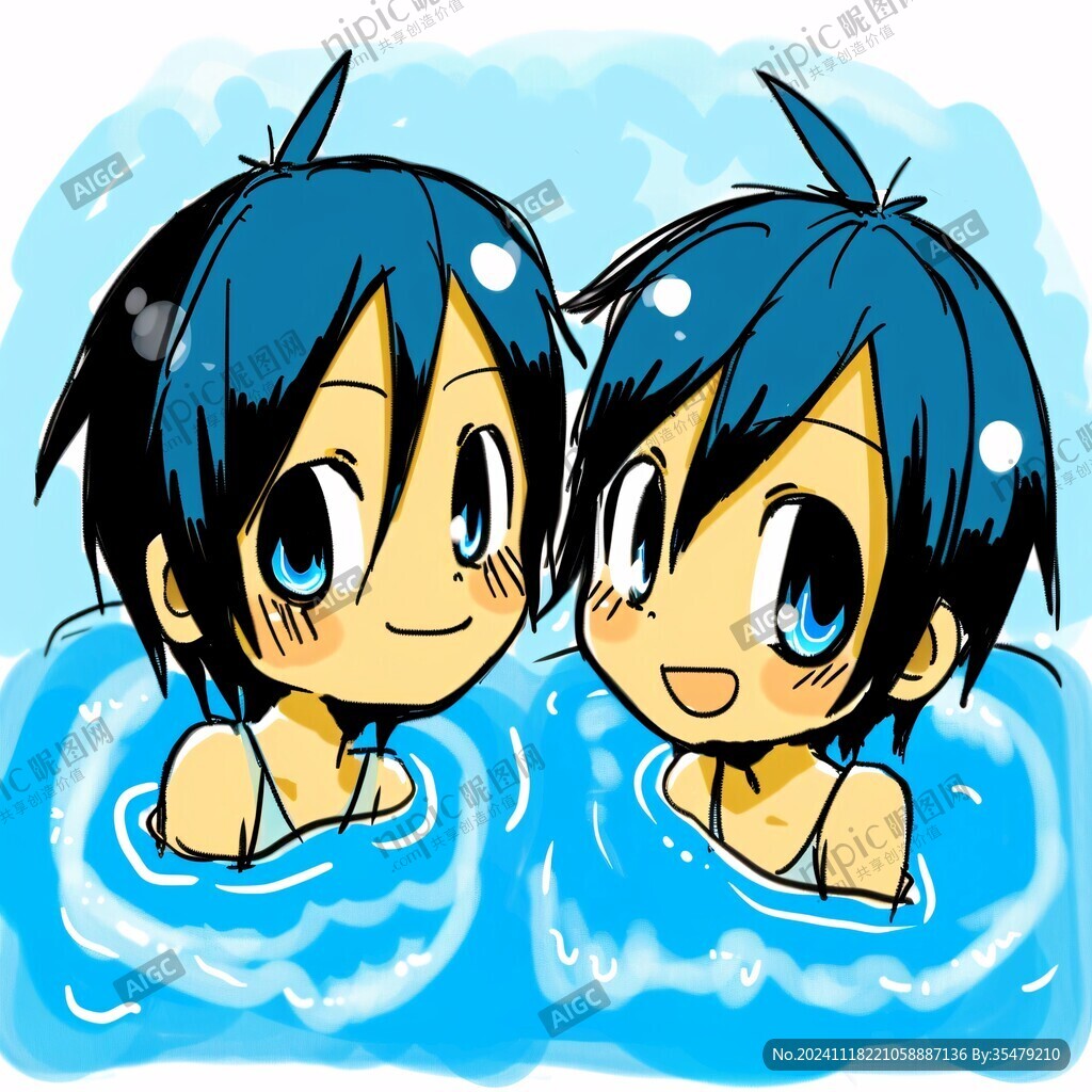 q版水族男孩