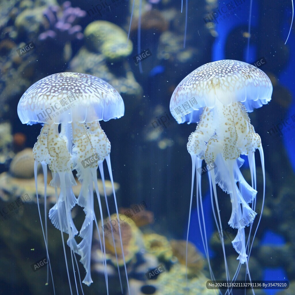 海洋动物水母高清图片