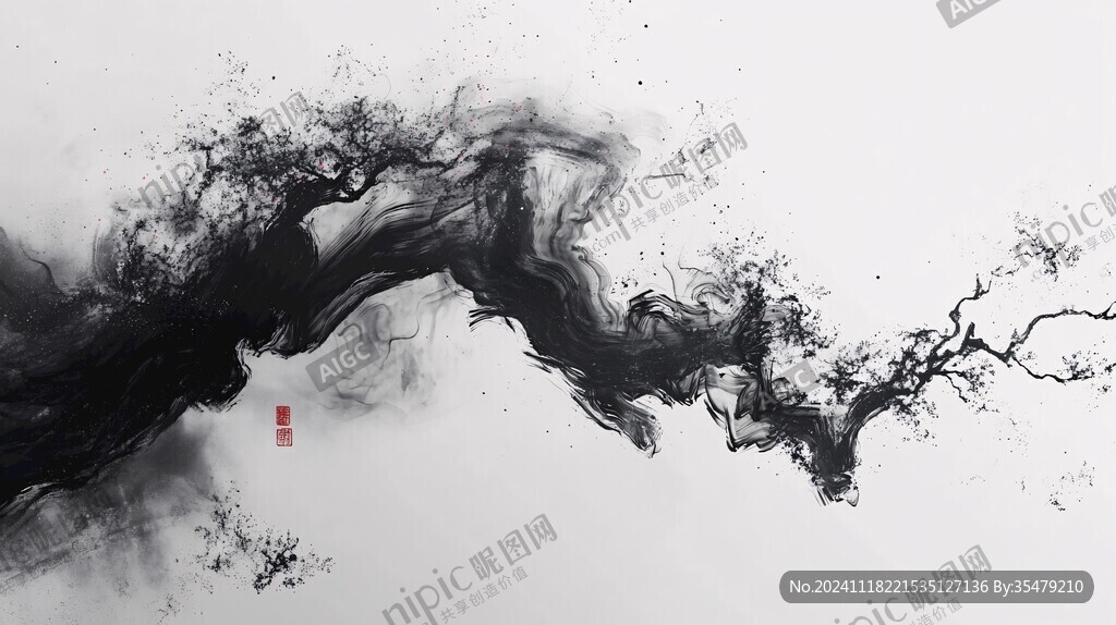 墨舞禅意水墨