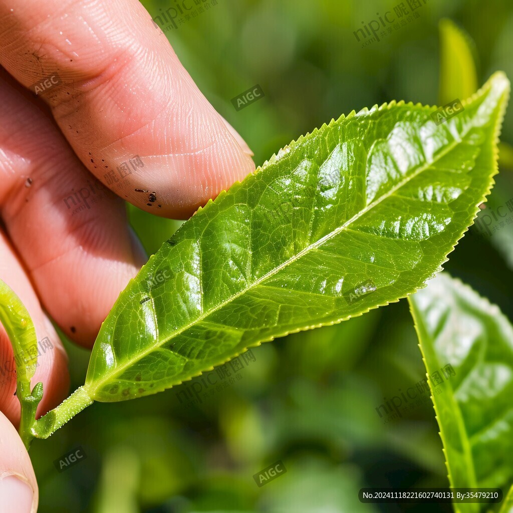 翠芽叶底