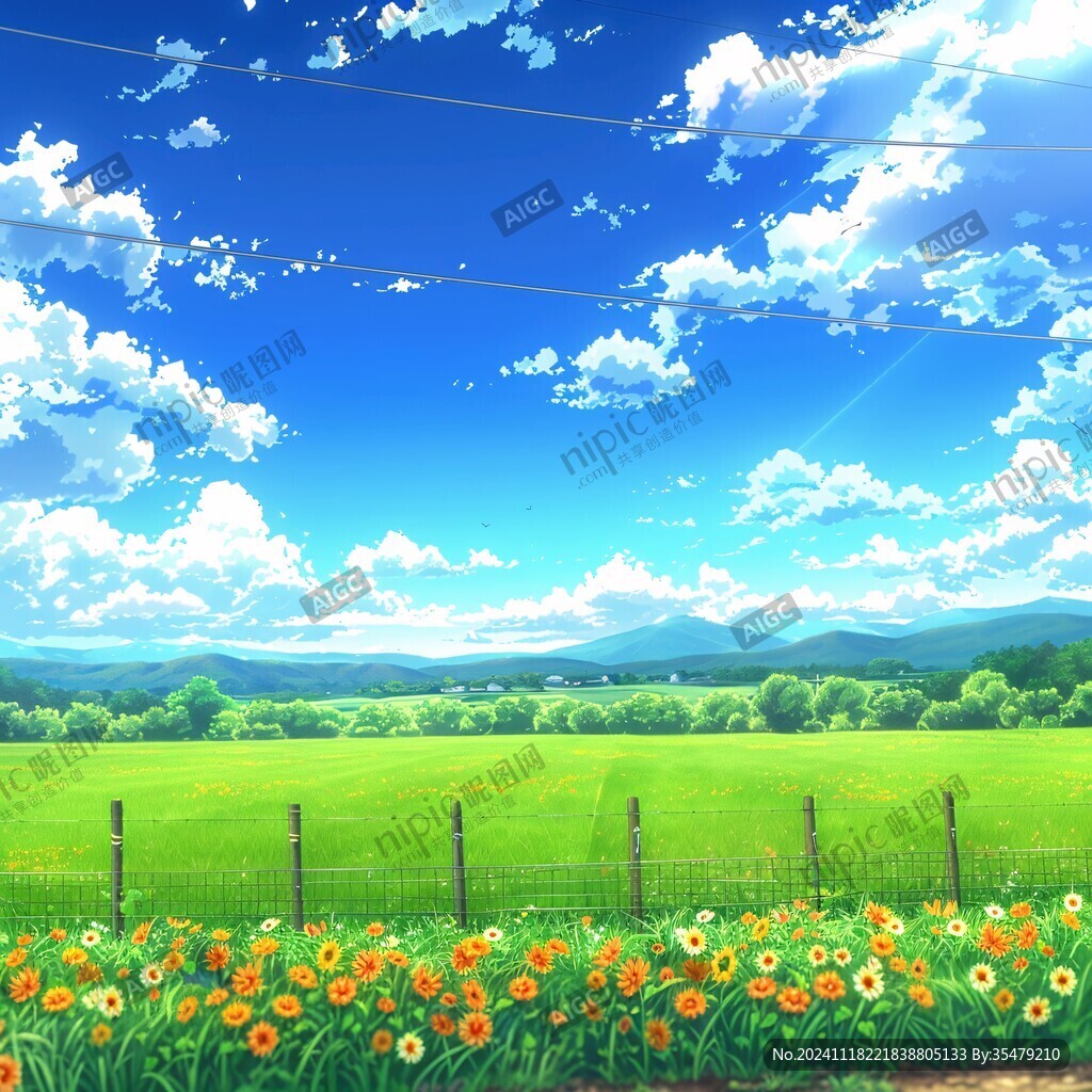 电脑风景画