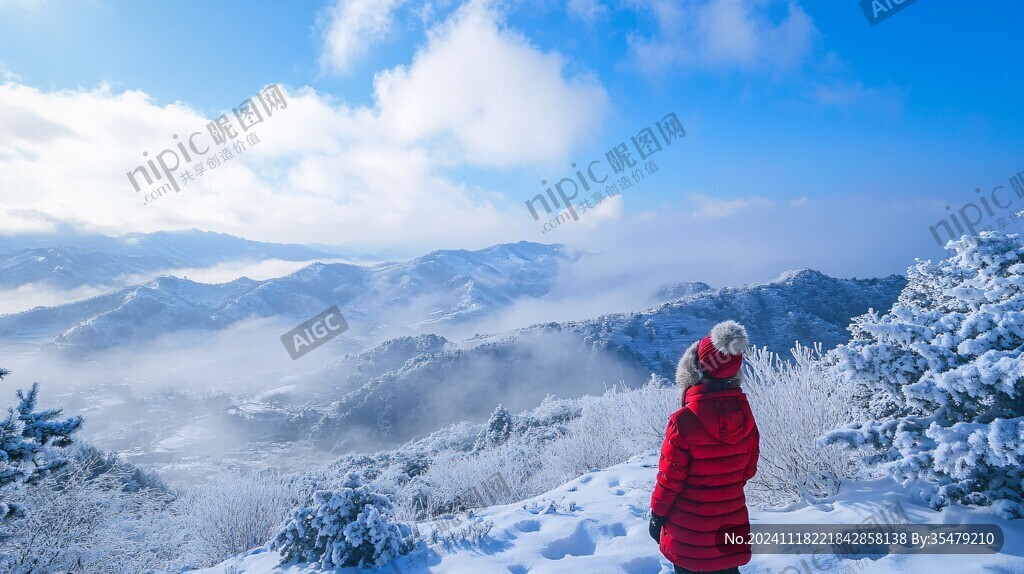 神农顶春雪