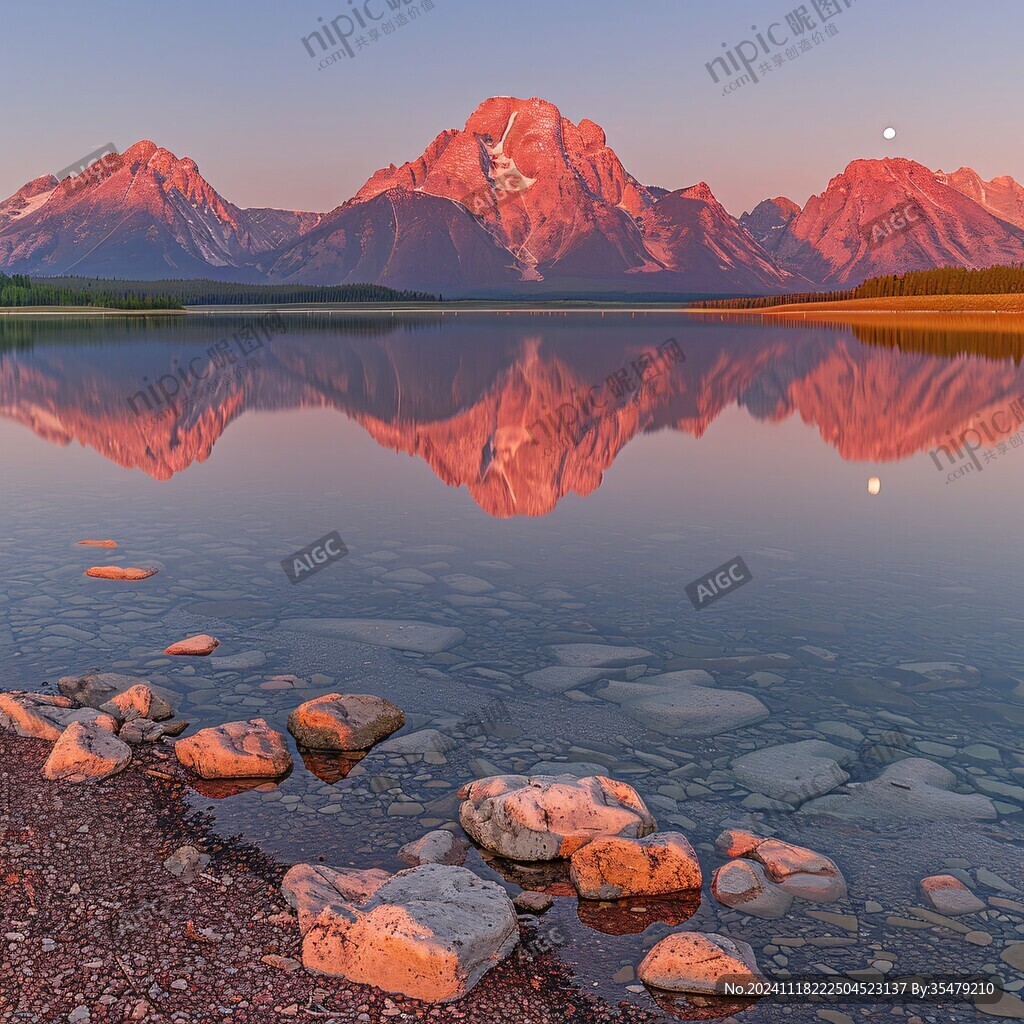 静谧山水风景