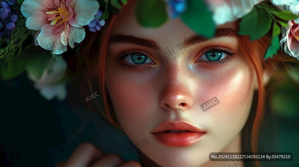 写实人物插画