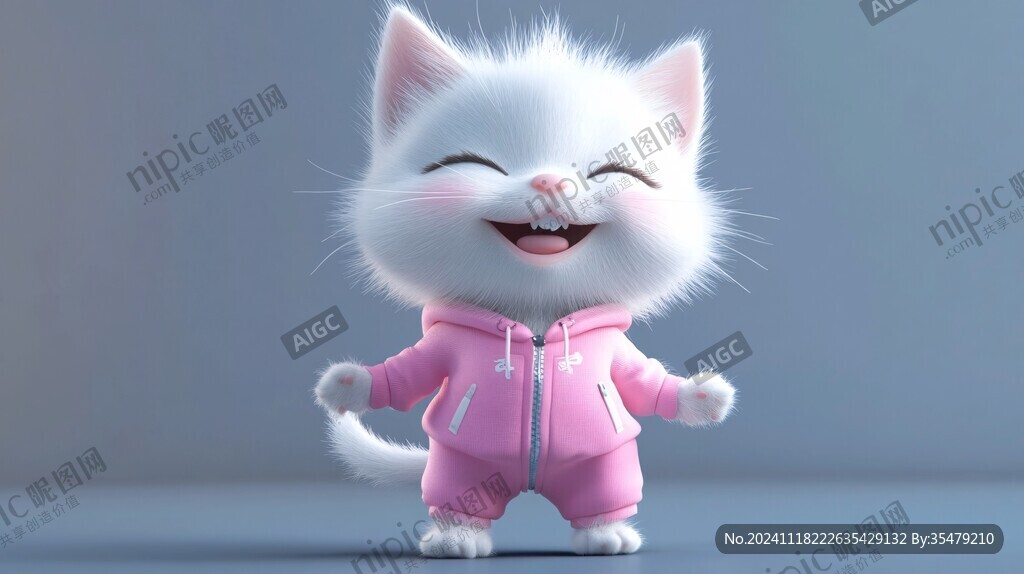 3d卡通猫咪