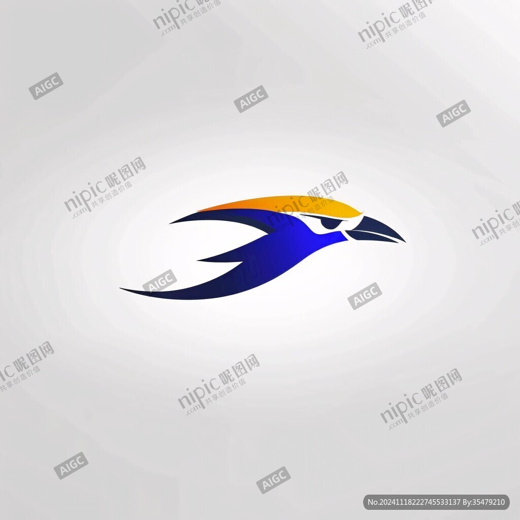 动感鸟类标志