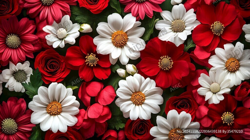 3d立体花壁纸