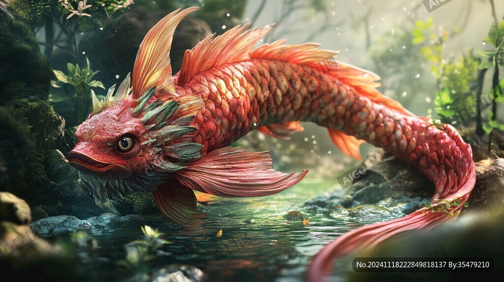 3d红鲤鱼