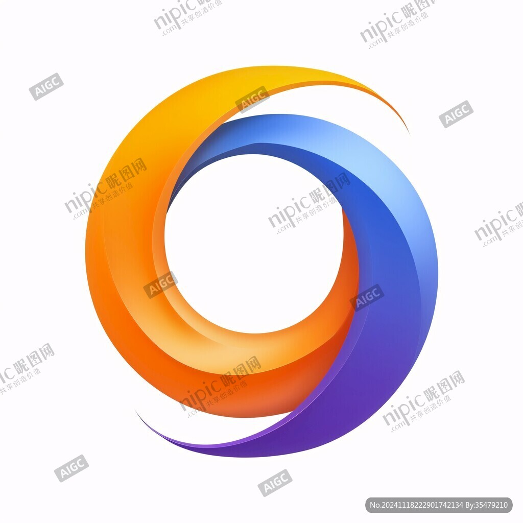 炫酷渐变logo
