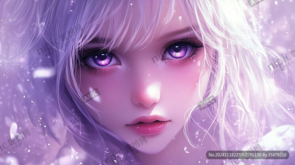 粉色头发少女