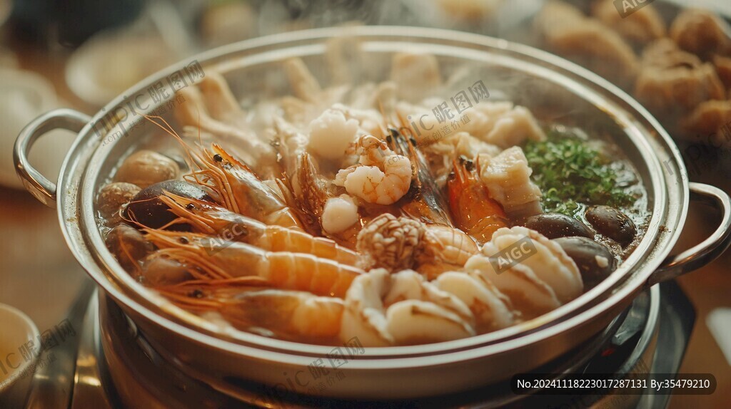 美食海鲜火锅