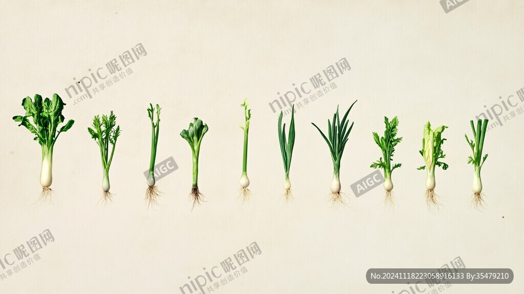蔬菜生长过程