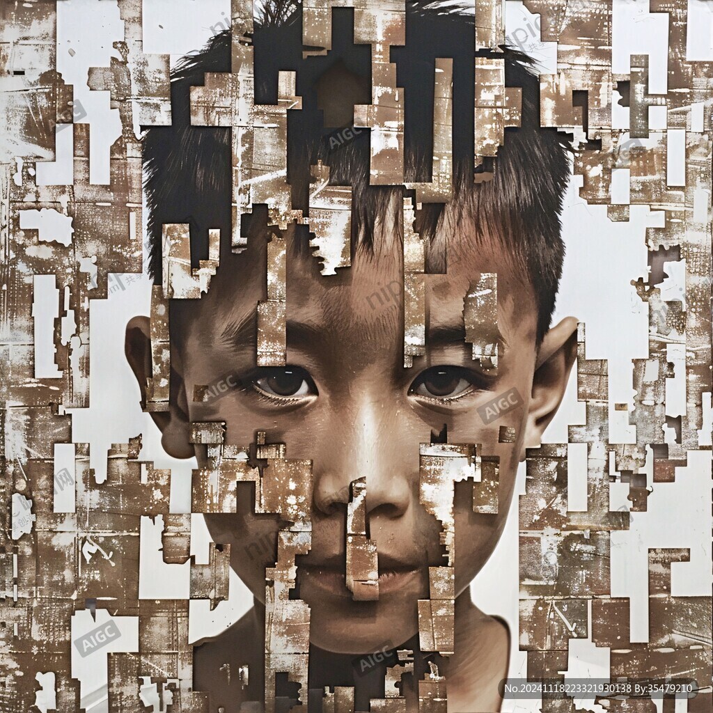 马赛克肖像
