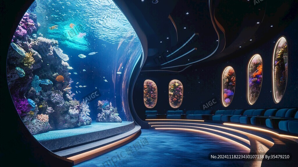 海洋馆包间效果图