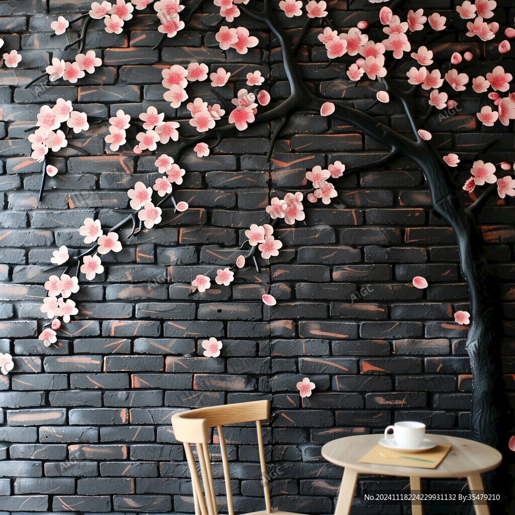桃花壁纸壁画