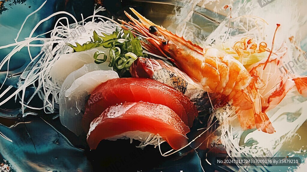 生鱼片海参虾