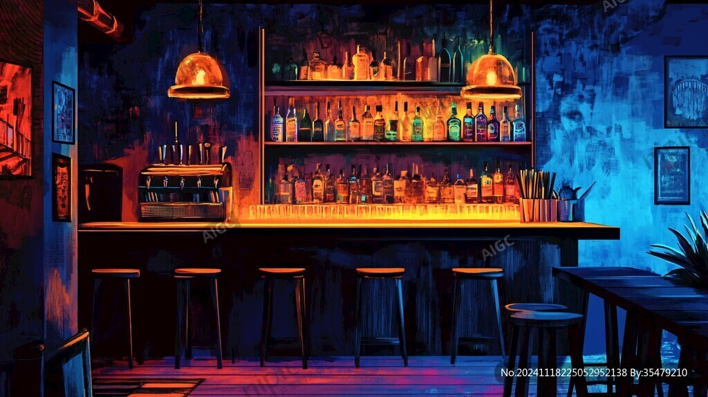 小酒馆插画