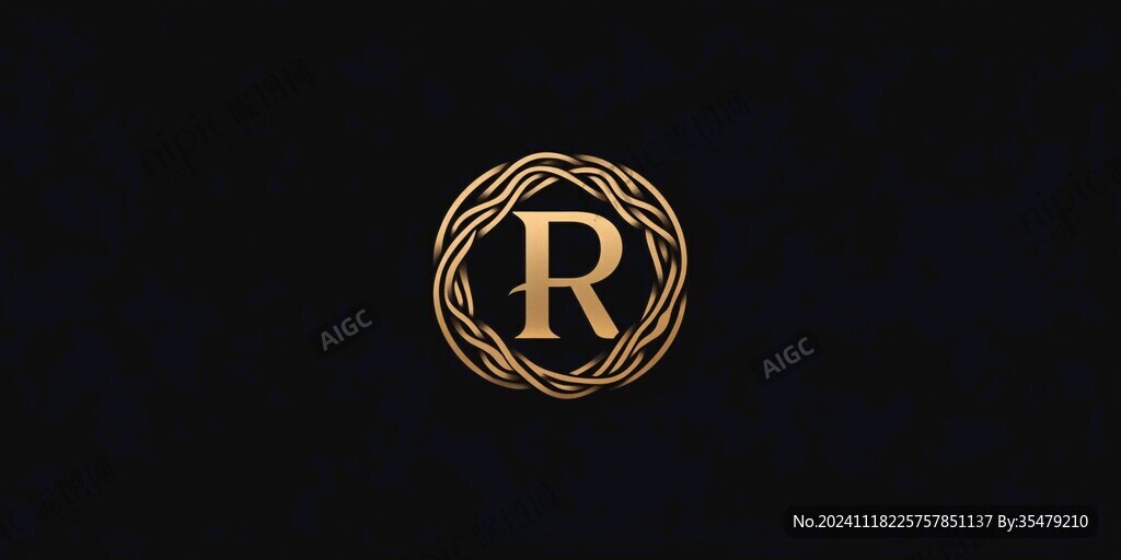 r字母皇冠logo