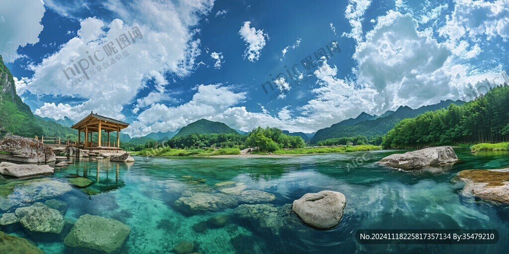 神农架风光全景