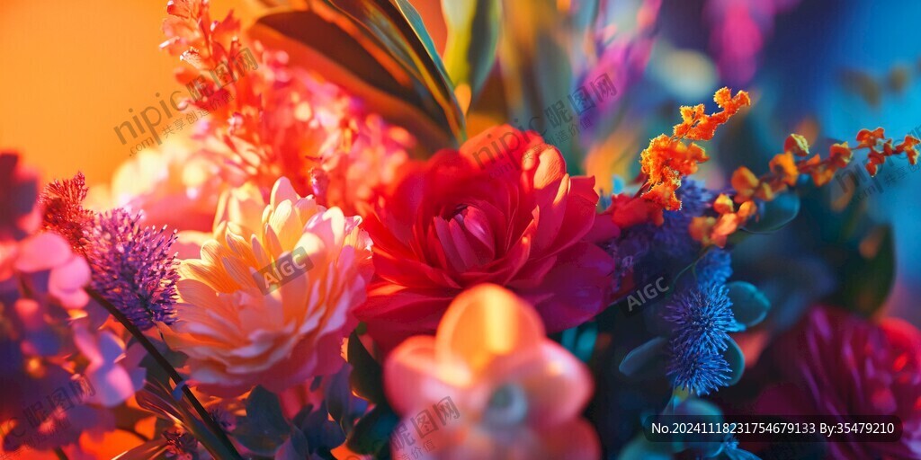 3d立体唯美花卉