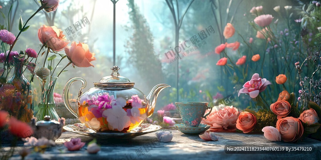 茶壶花卉