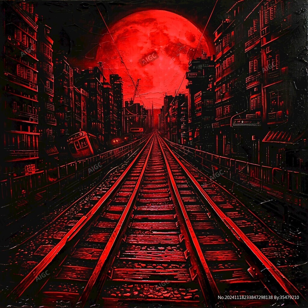 黑夜装饰画