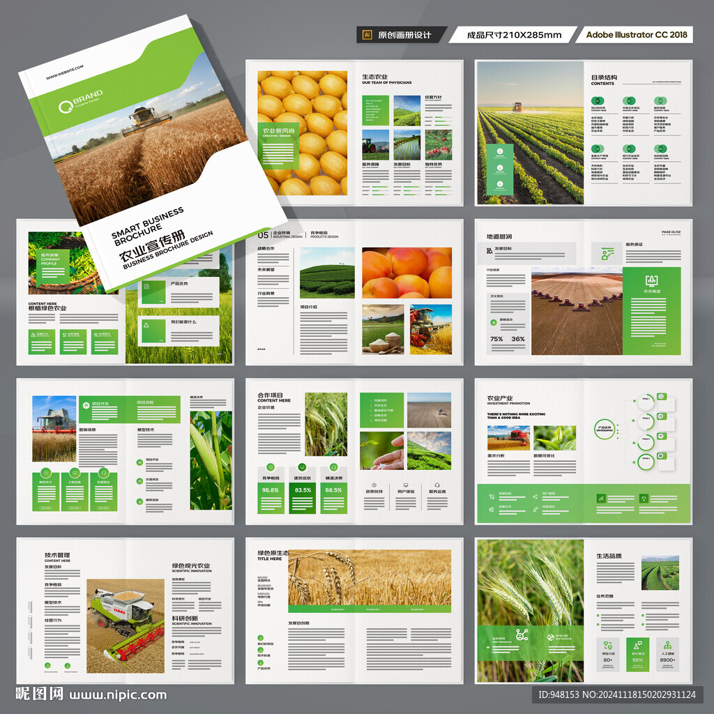 农业合作社画册