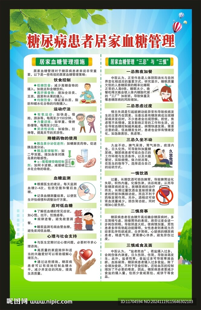 联合国糖尿病日海报