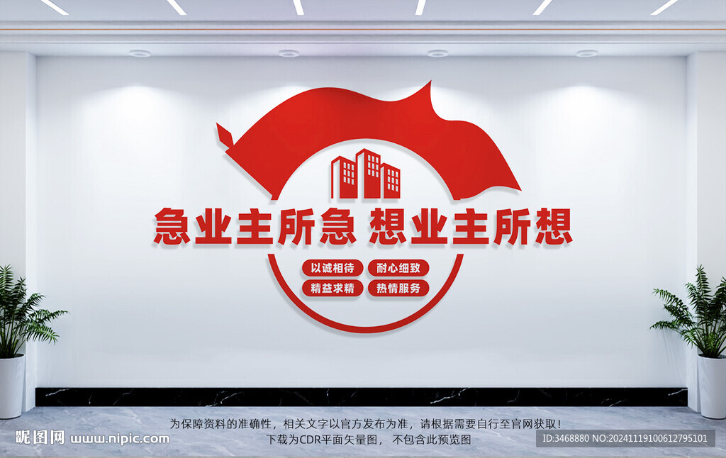 物业公司形象墙