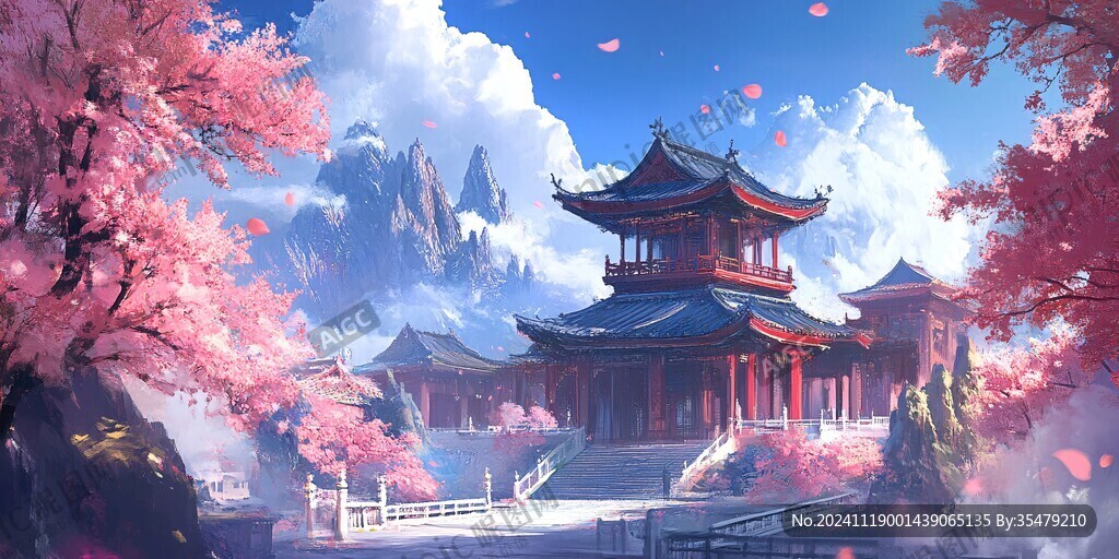 古风仙境天上宫阙