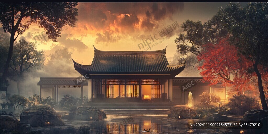 中式洋房画面