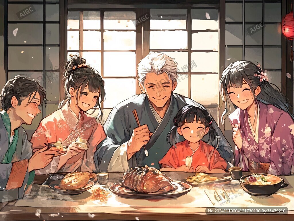 动漫全家福