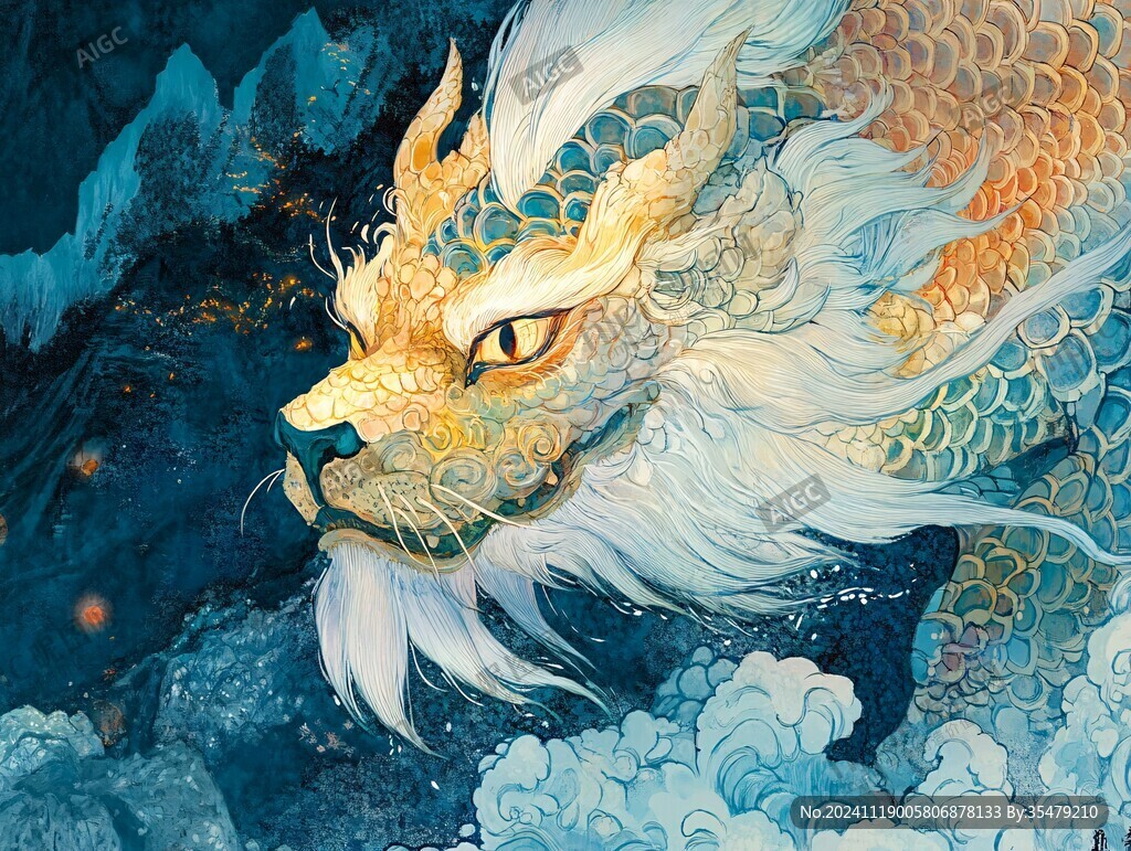 龙年文创插画