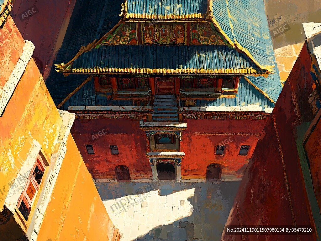太庙插画