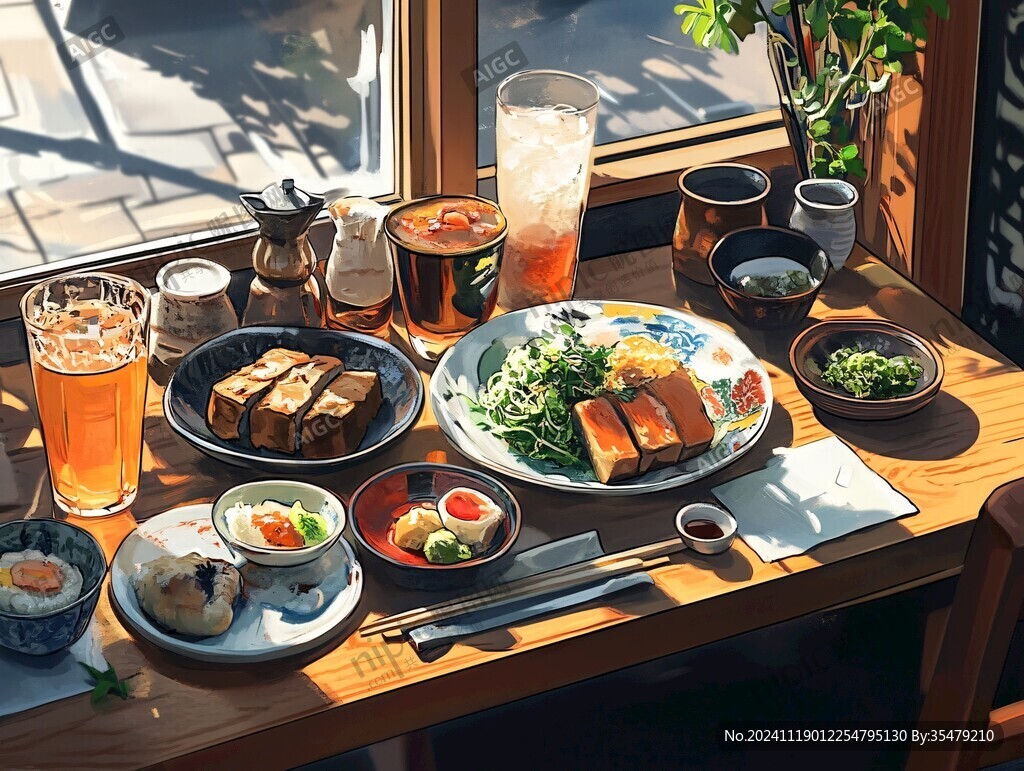 早餐场景图