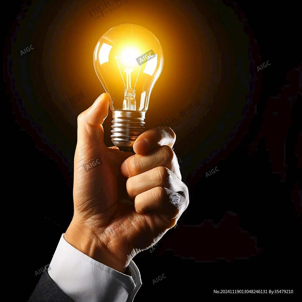 灯泡创意场景图