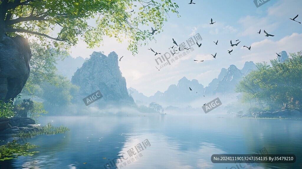 游戏山水场景