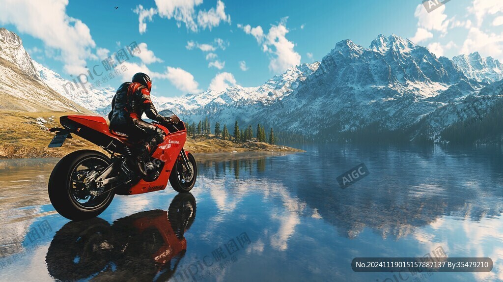 高山与摩托